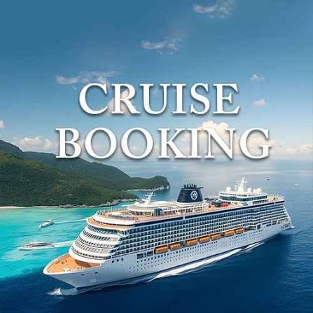 "Cruise booking confirmation with trip details and passenger information."